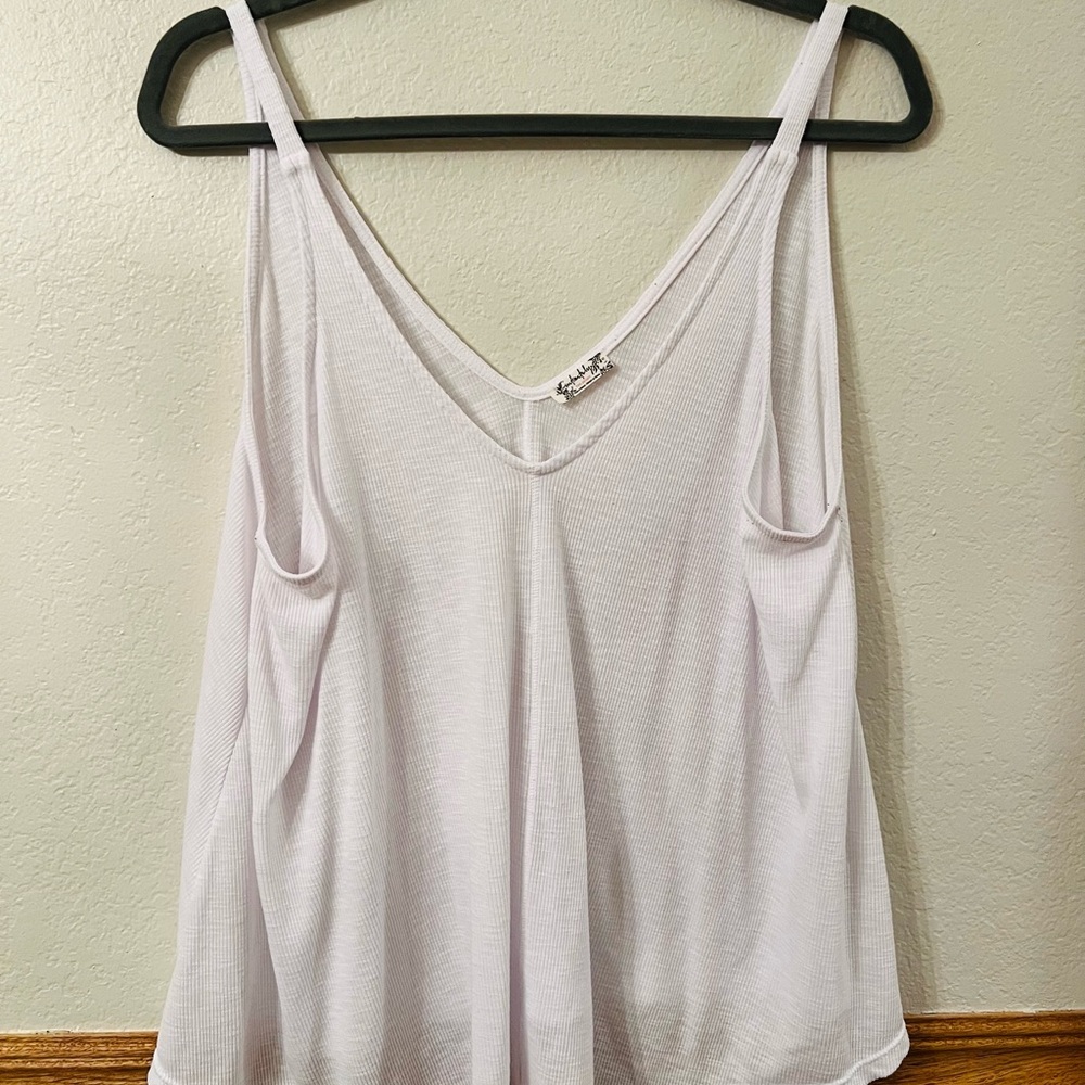 FREE PEOPLE SHIFT TANK ✨ size: large, color: white 🤍